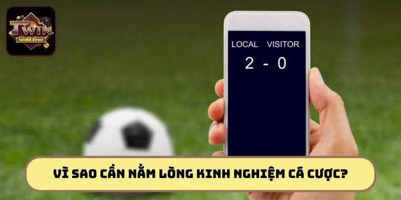 Kinh nghiệm cá cược chính là chìa khóa mở ra thành công thắng lớn