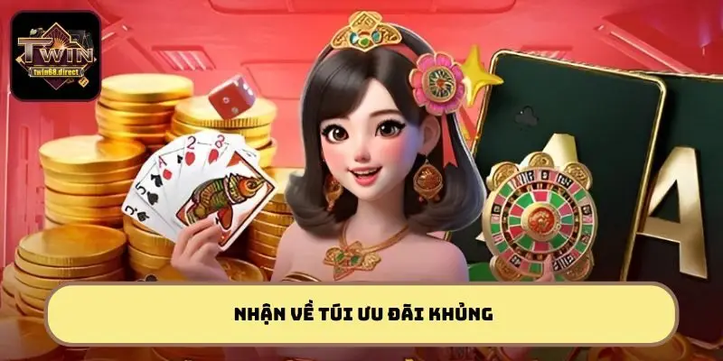 Ngay sau khi đăng ký TWIN68, bạn sẽ nhận về túi vô vàn ưu đãi khủng